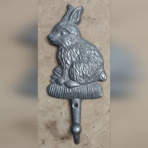 Metal Rabbit Wall Hook